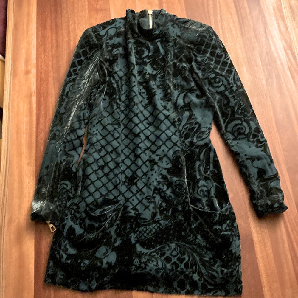 Dark green Velvet dress